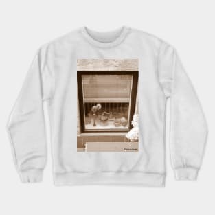 Coffee shop window Crewneck Sweatshirt